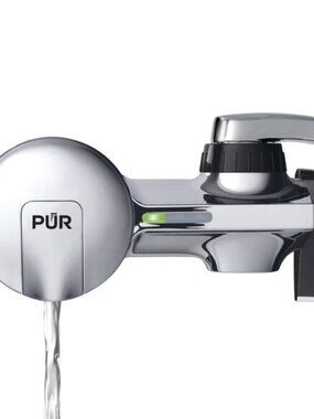 PUR PLUS Faucet Mount Water Filtration System, Chrome